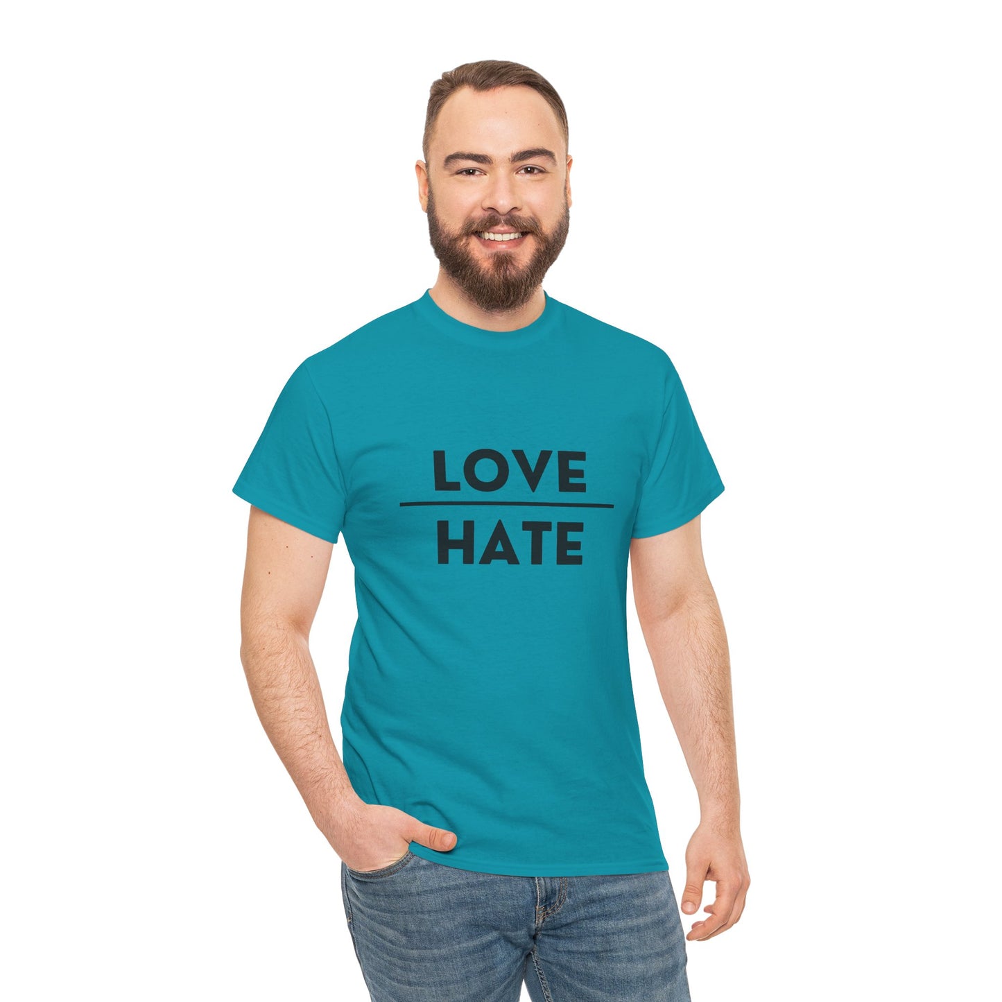 Choose Love over Hate Unisex Heavy Cotton Tee