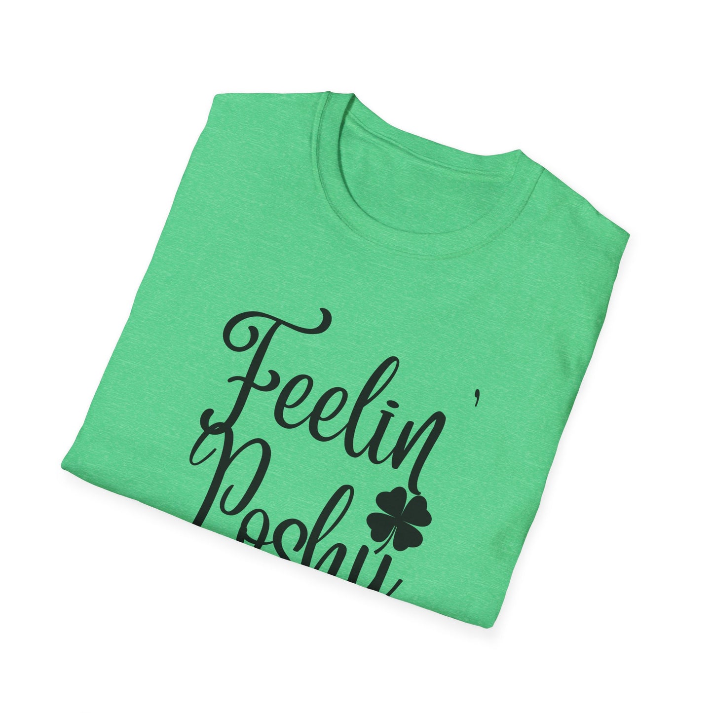 Green Clover Softstyle T-Shirt - Feelin' Poshy