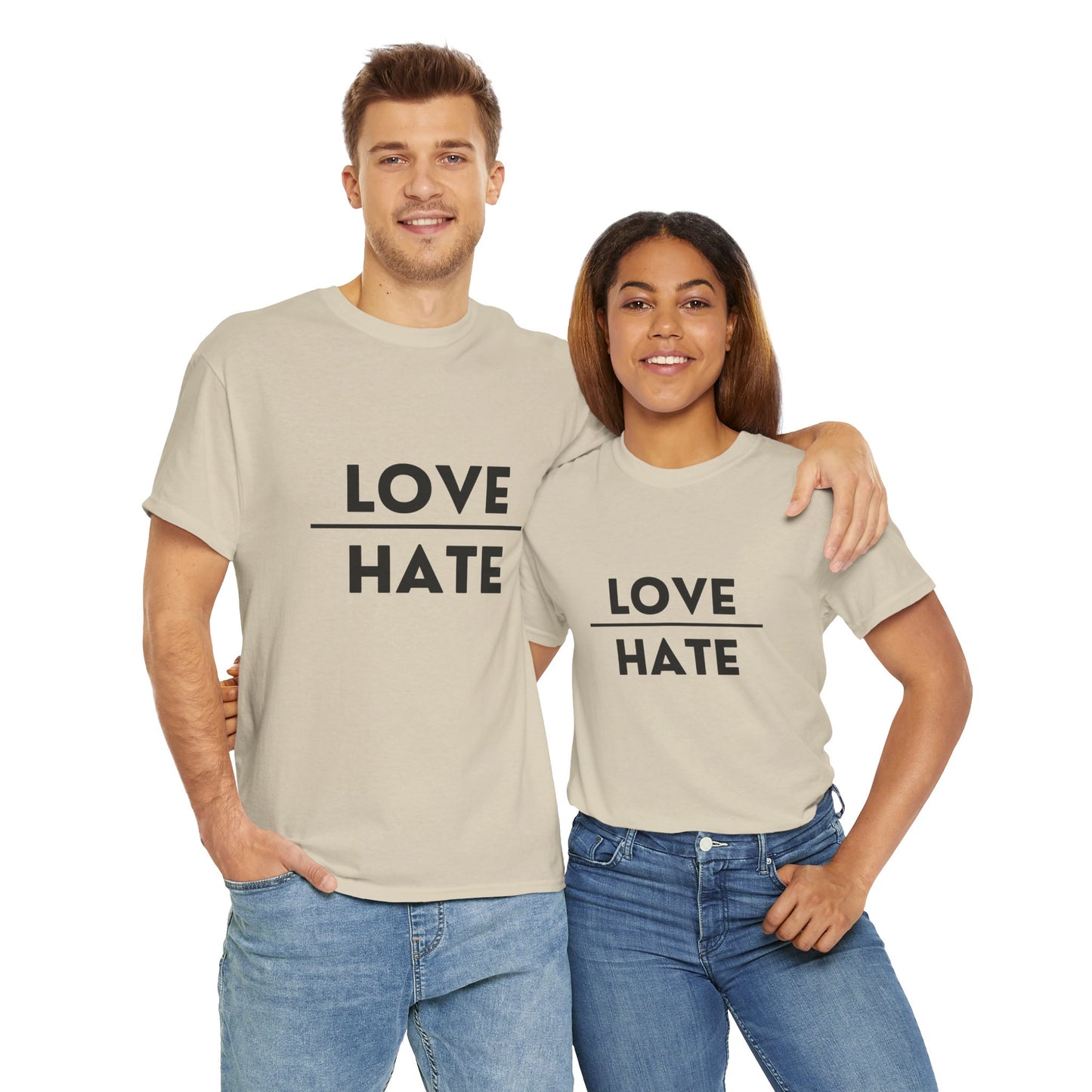 Choose Love over Hate Unisex Heavy Cotton Tee