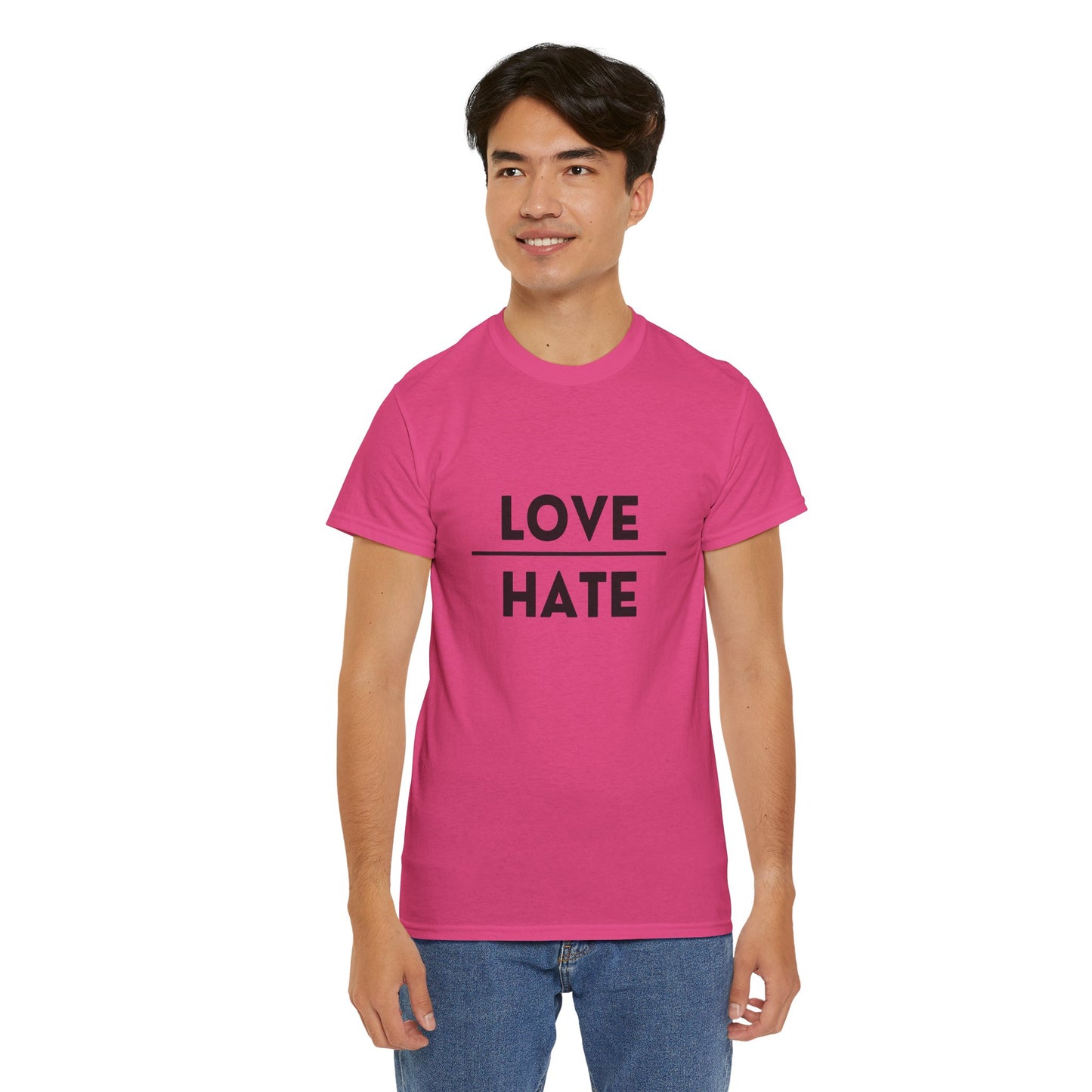 Choose Love over Hate Unisex Heavy Cotton Tee