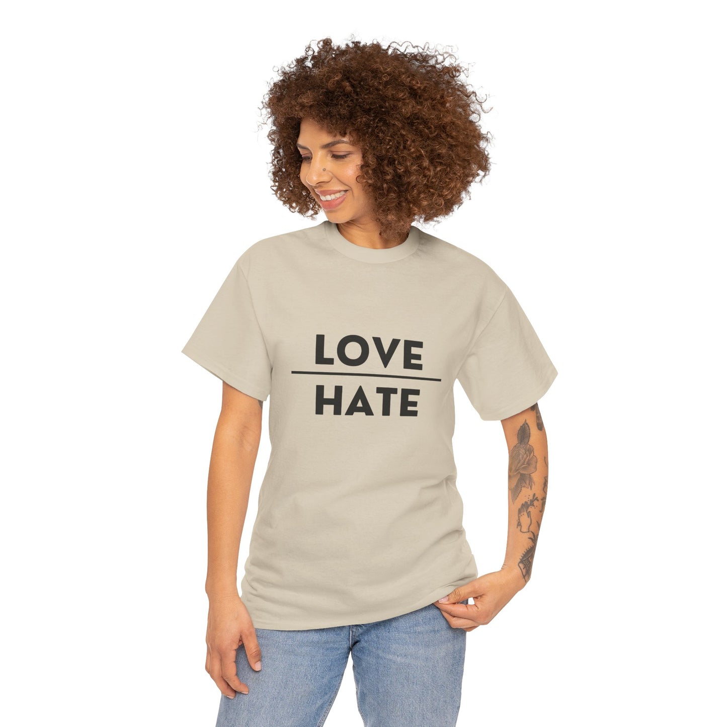 Choose Love over Hate Unisex Heavy Cotton Tee