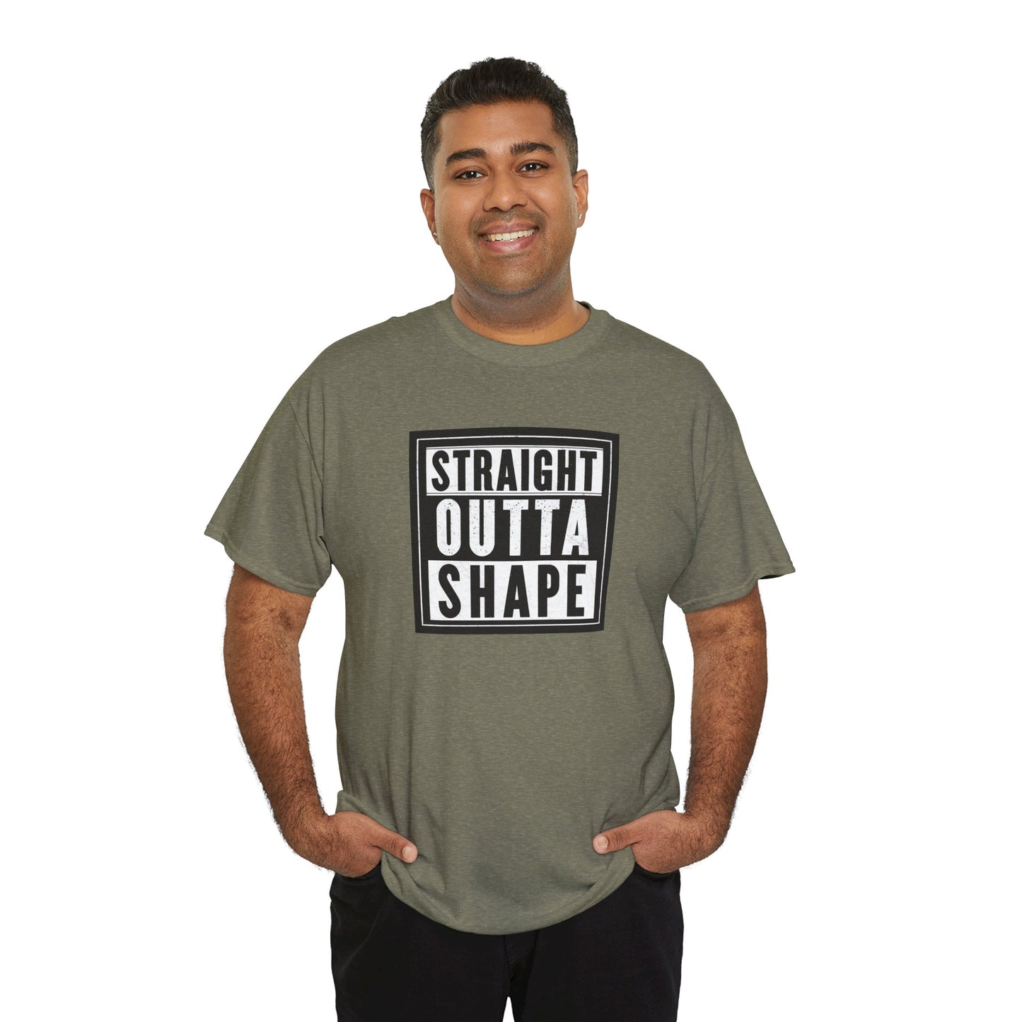 Straight Outta Shape Unisex Heavy Cotton Tee