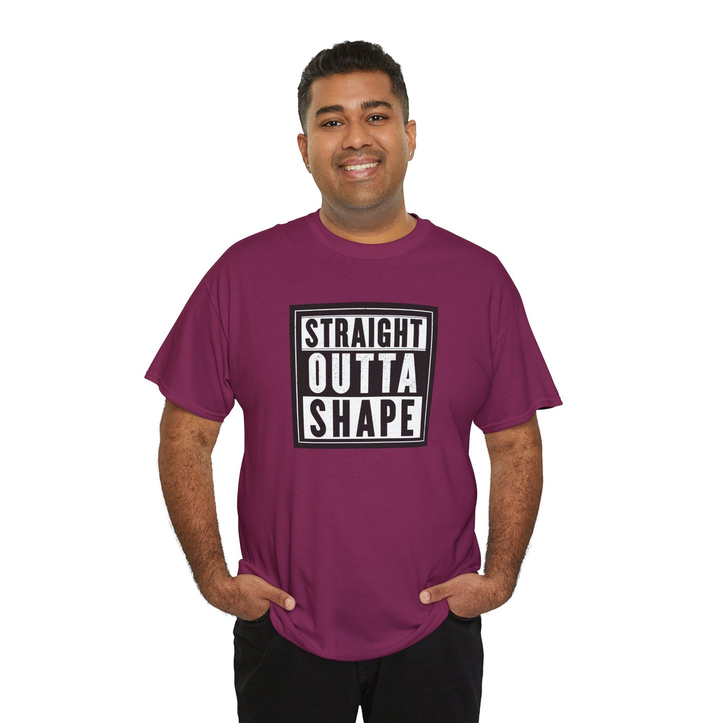 Straight Outta Shape Unisex Heavy Cotton Tee