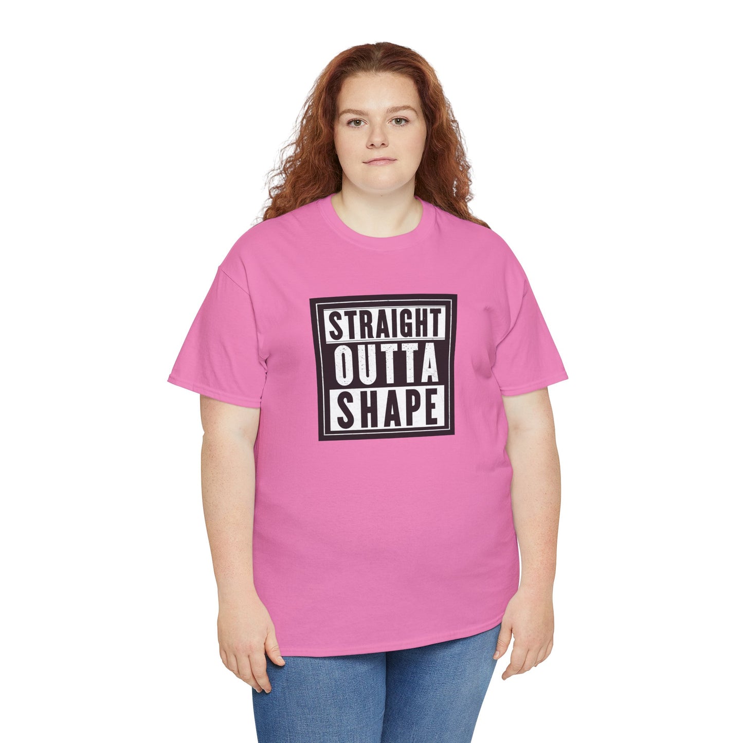 Straight Outta Shape Unisex Heavy Cotton Tee