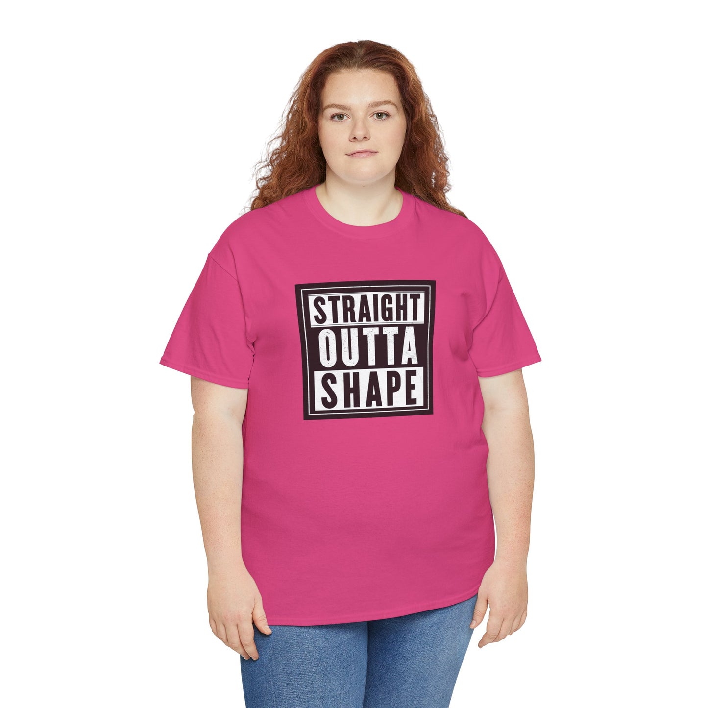 Straight Outta Shape Unisex Heavy Cotton Tee