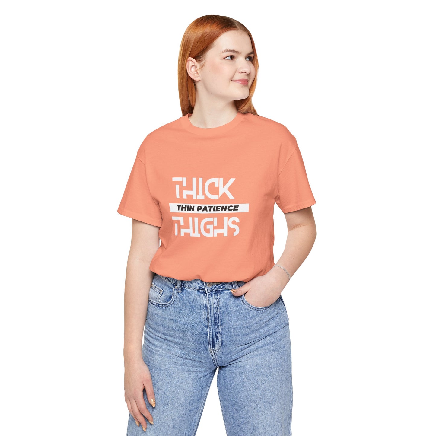 Women's Thick Thighs Tee - Jersey Short Sleeve