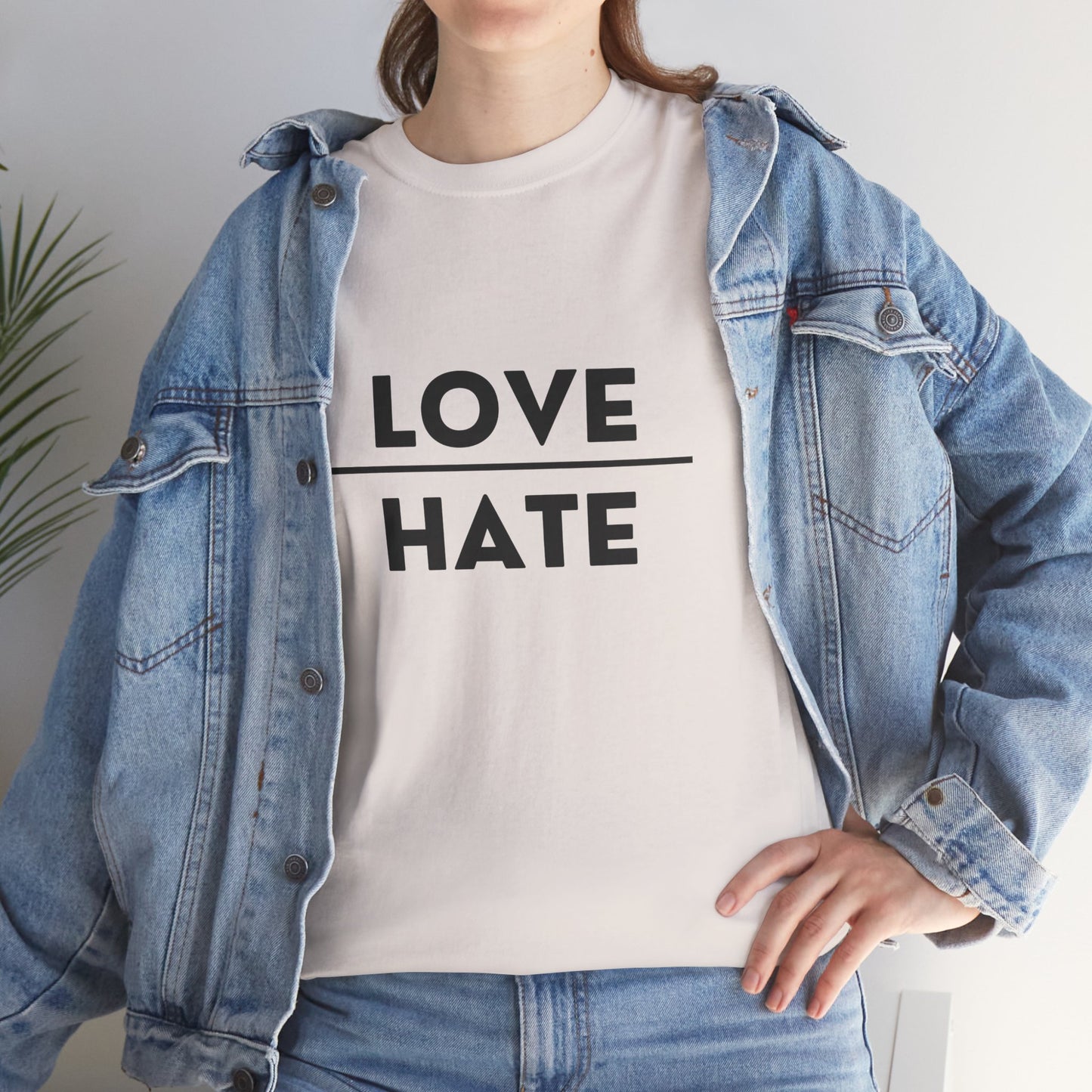 Choose Love over Hate Unisex Heavy Cotton Tee