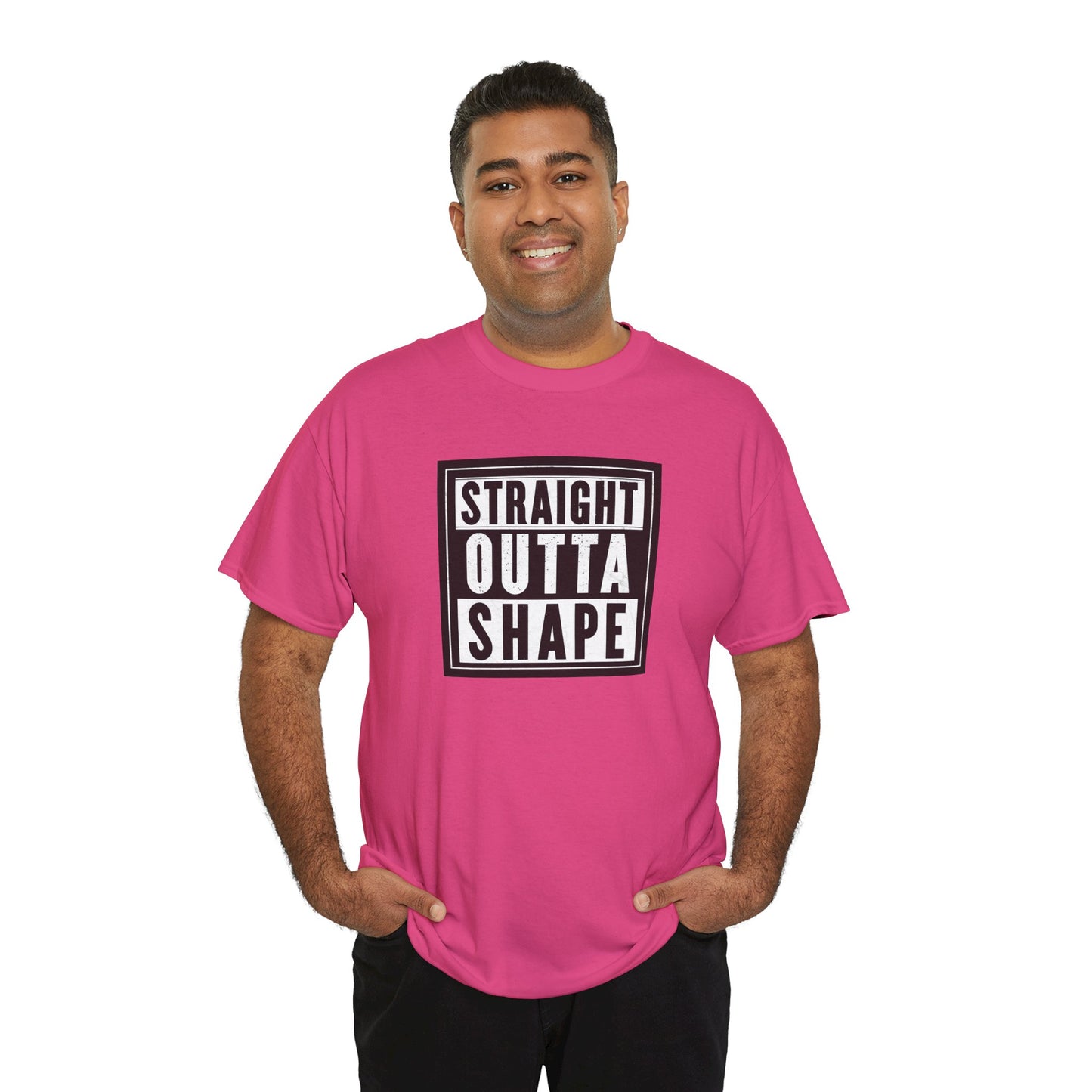 Straight Outta Shape Unisex Heavy Cotton Tee