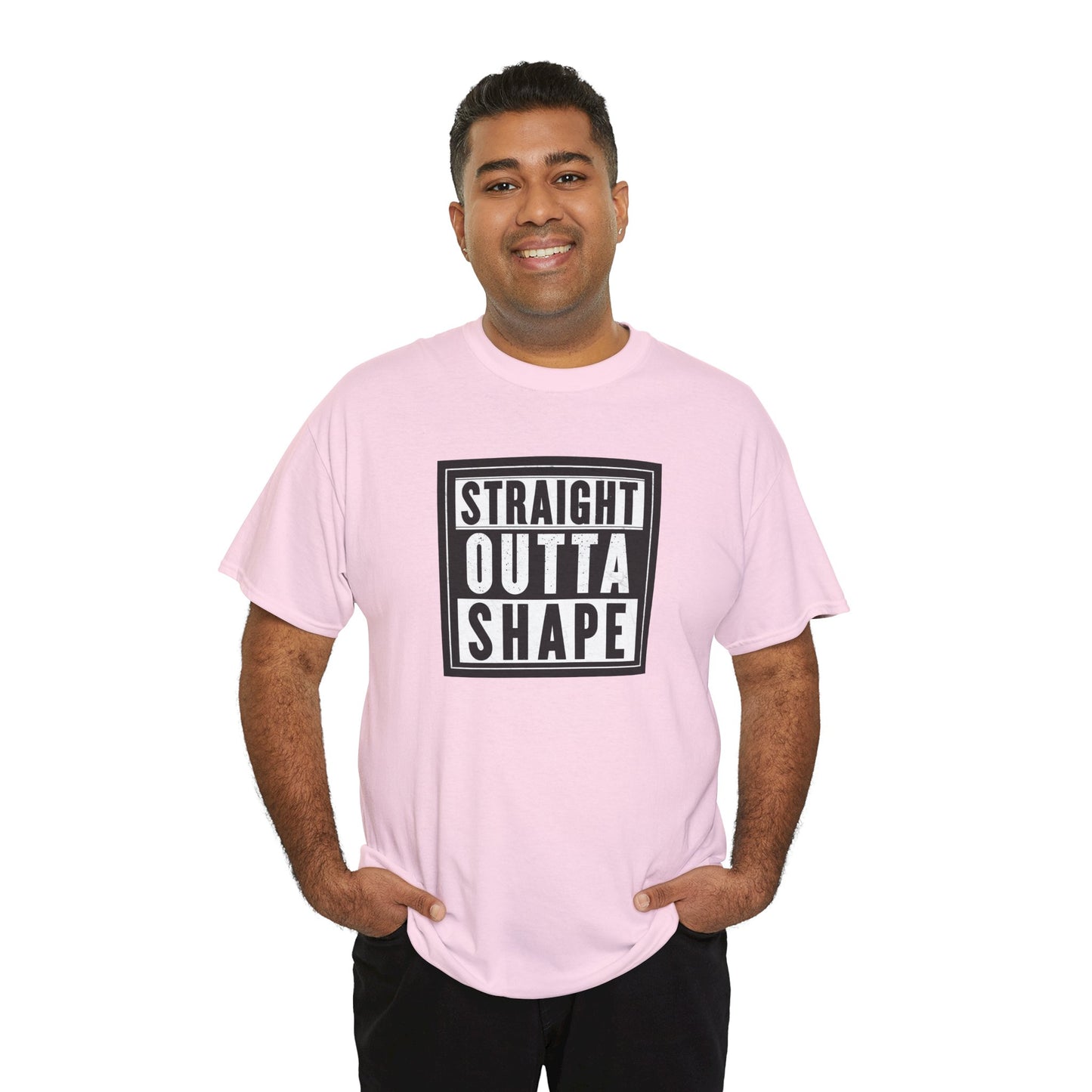 Straight Outta Shape Unisex Heavy Cotton Tee