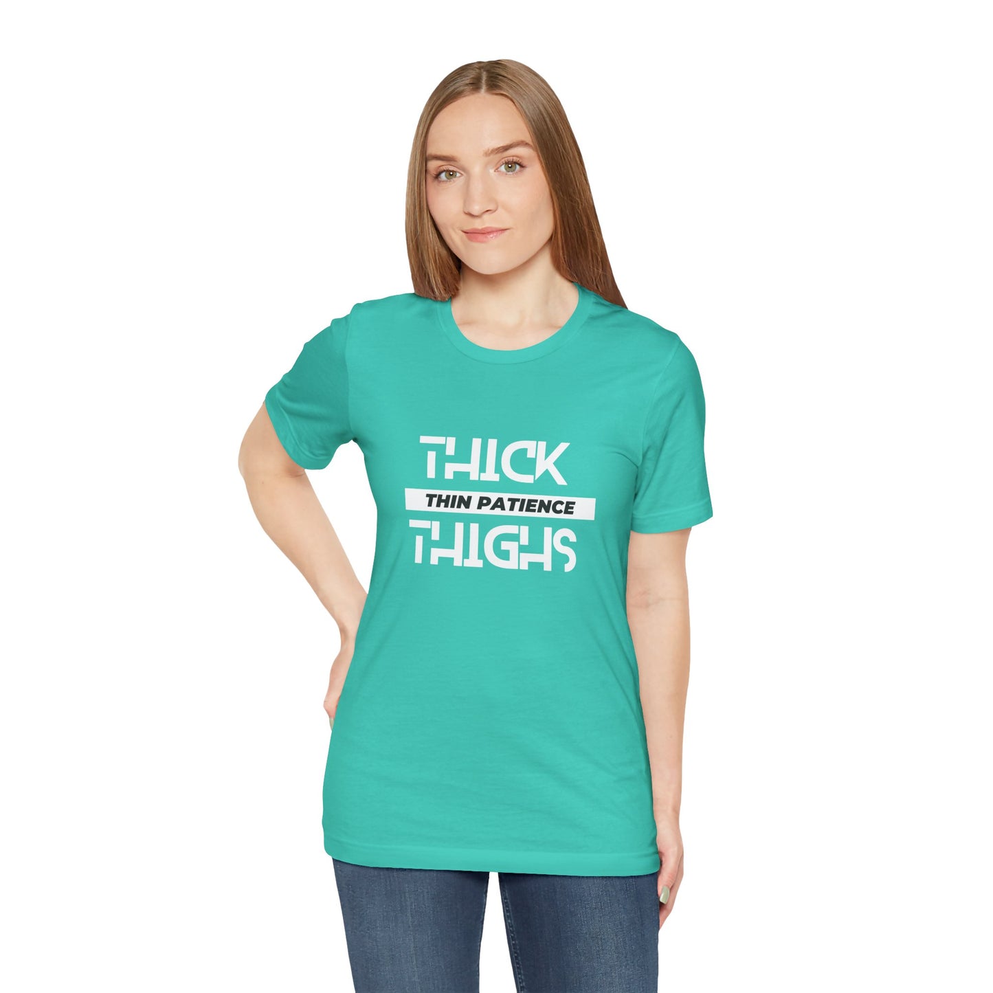 Women's Thick Thighs Tee - Jersey Short Sleeve