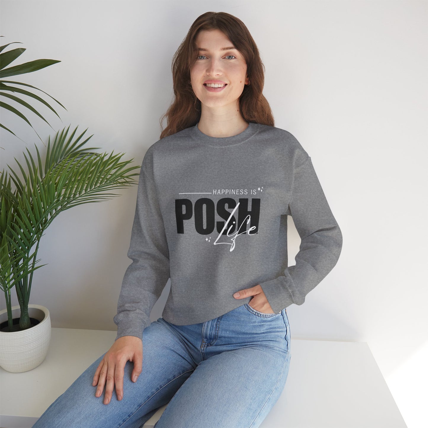 Posh Life Unisex Heavy Blend™ Crewneck Sweatshirt