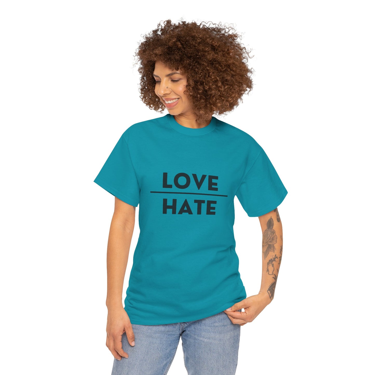 Choose Love over Hate Unisex Heavy Cotton Tee