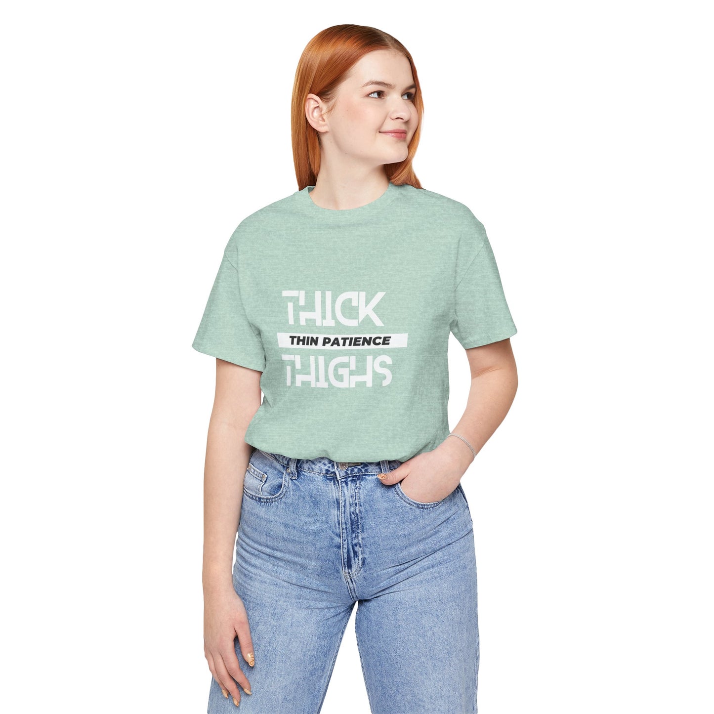 Women's Thick Thighs Tee - Jersey Short Sleeve