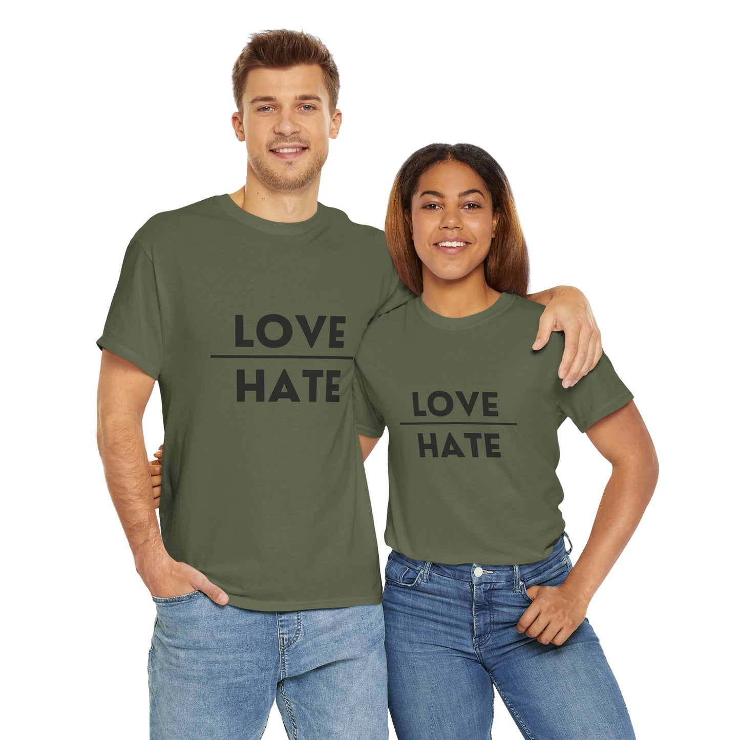 Choose Love over Hate Unisex Heavy Cotton Tee