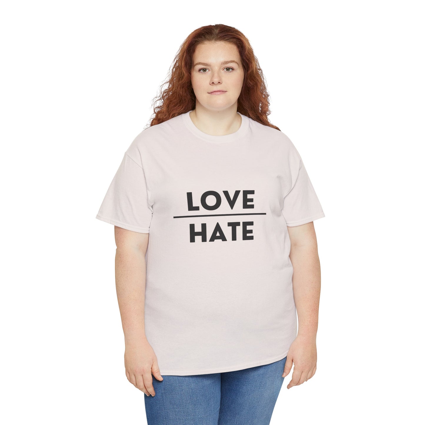 Choose Love over Hate Unisex Heavy Cotton Tee