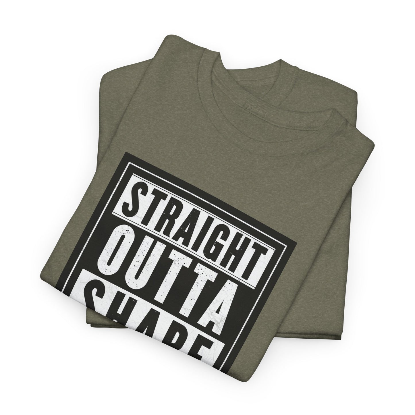 Straight Outta Shape Unisex Heavy Cotton Tee