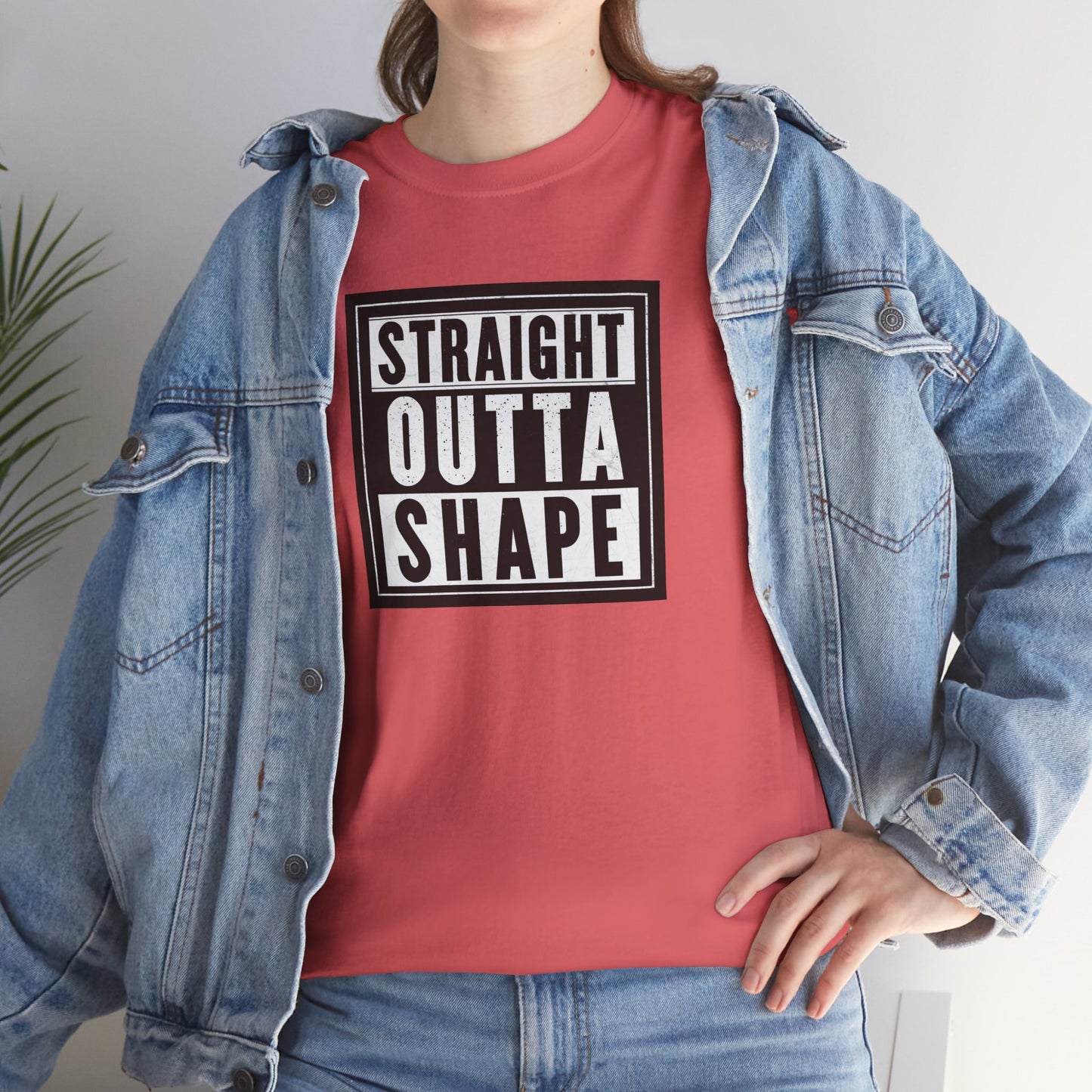 Straight Outta Shape Unisex Heavy Cotton Tee