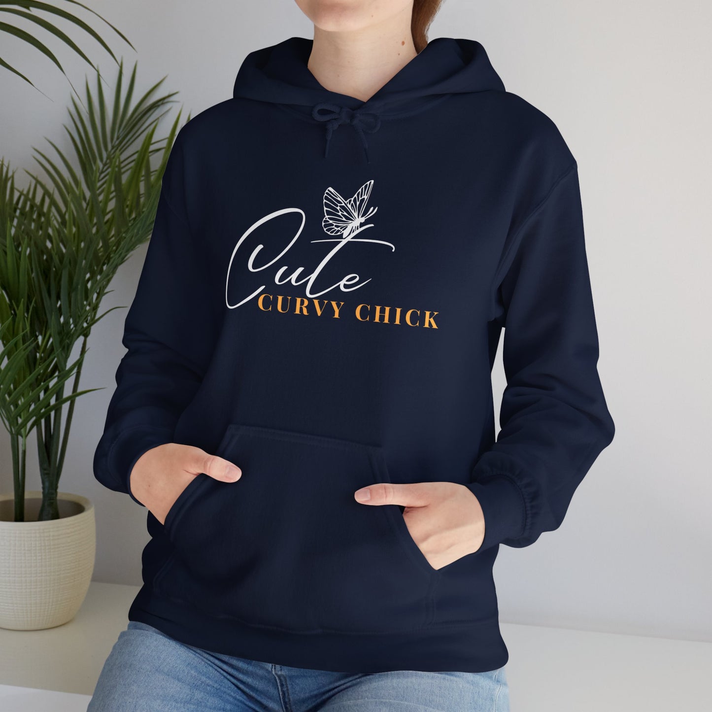 Cute Curvy Chick Official Heavy Blend Hooded Sweatshirt