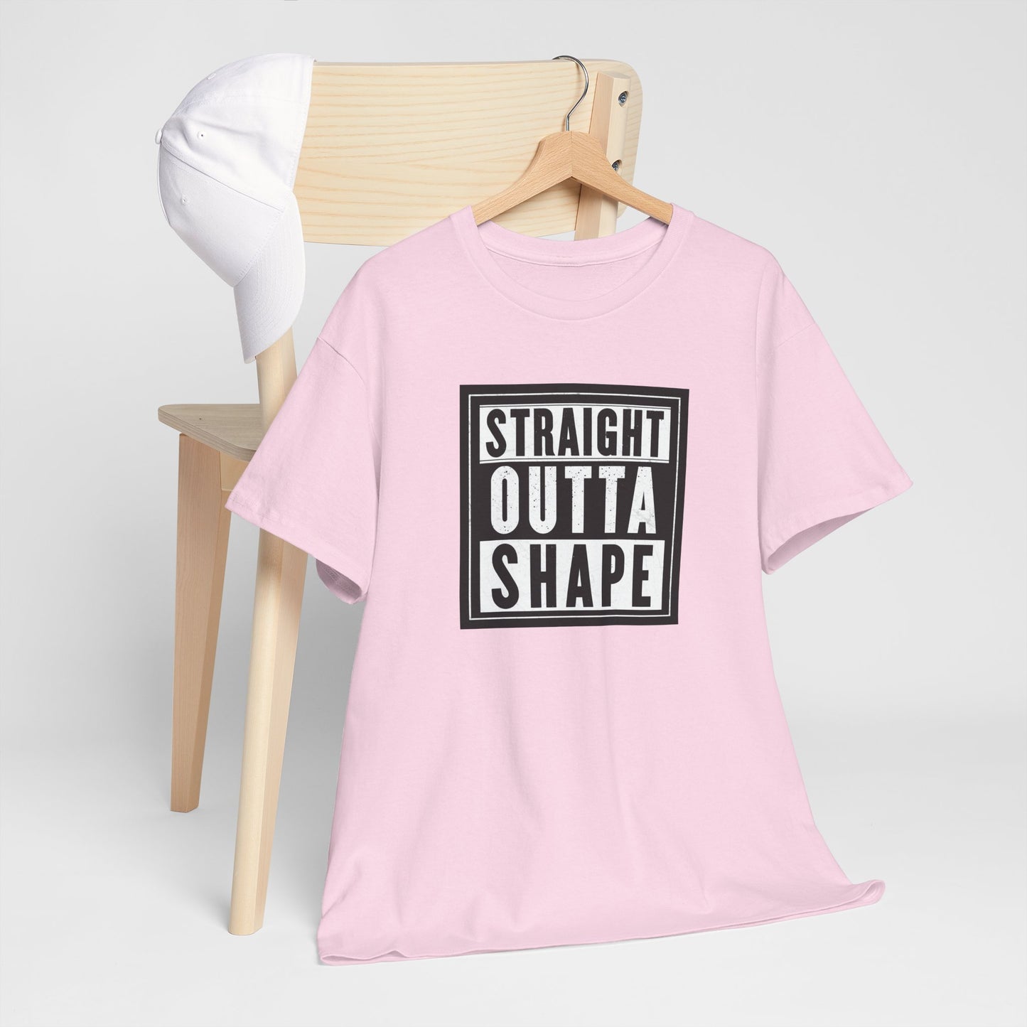 Straight Outta Shape Unisex Heavy Cotton Tee