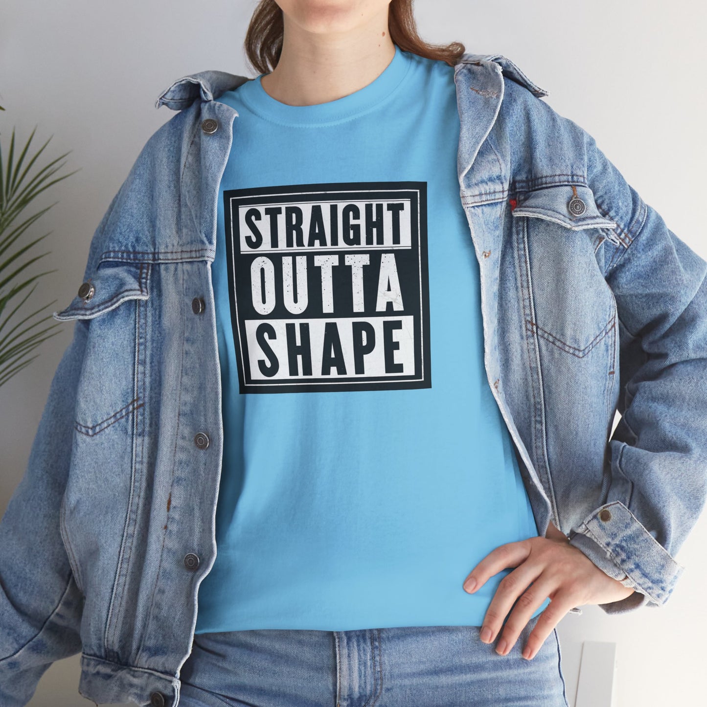 Straight Outta Shape Unisex Heavy Cotton Tee