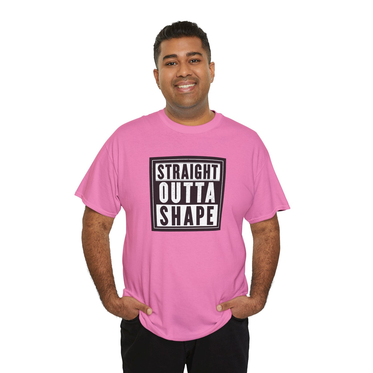 Straight Outta Shape Unisex Heavy Cotton Tee