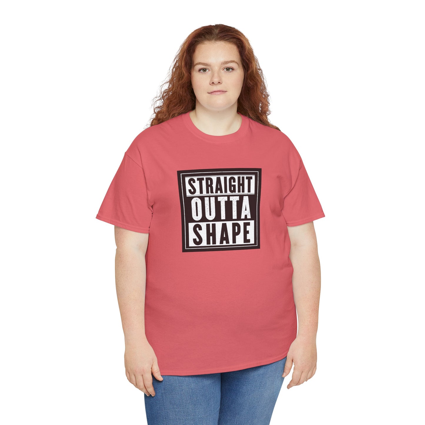 Straight Outta Shape Unisex Heavy Cotton Tee