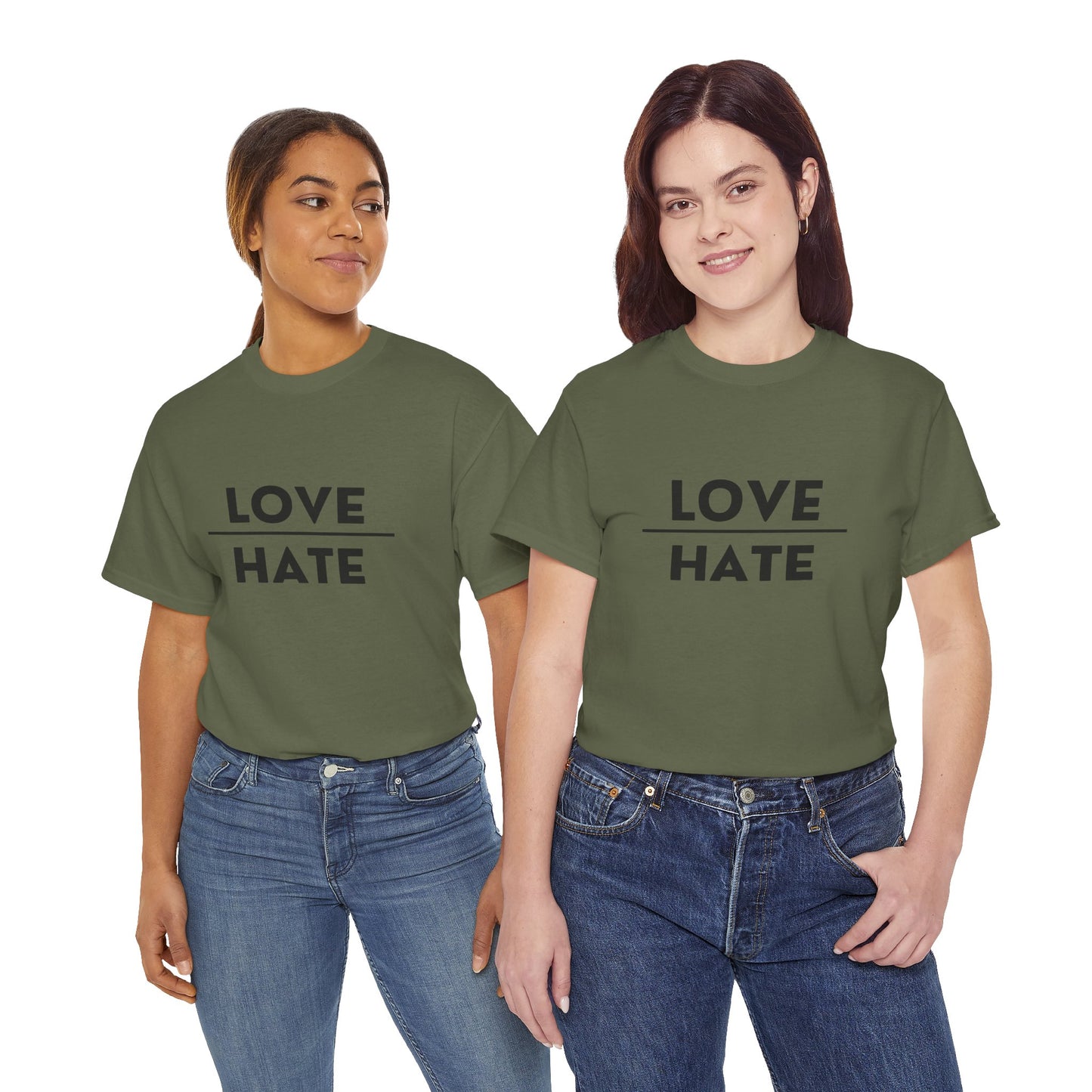 Choose Love over Hate Unisex Heavy Cotton Tee