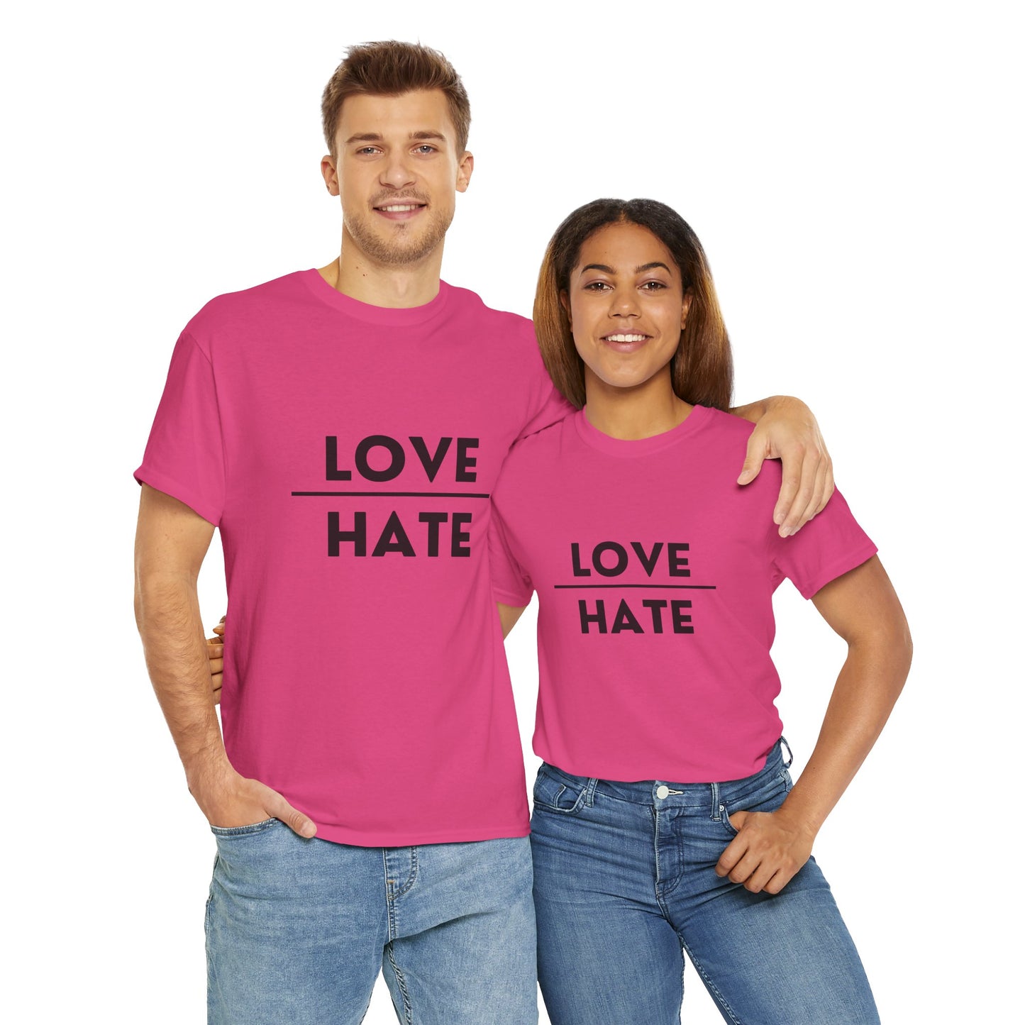 Choose Love over Hate Unisex Heavy Cotton Tee