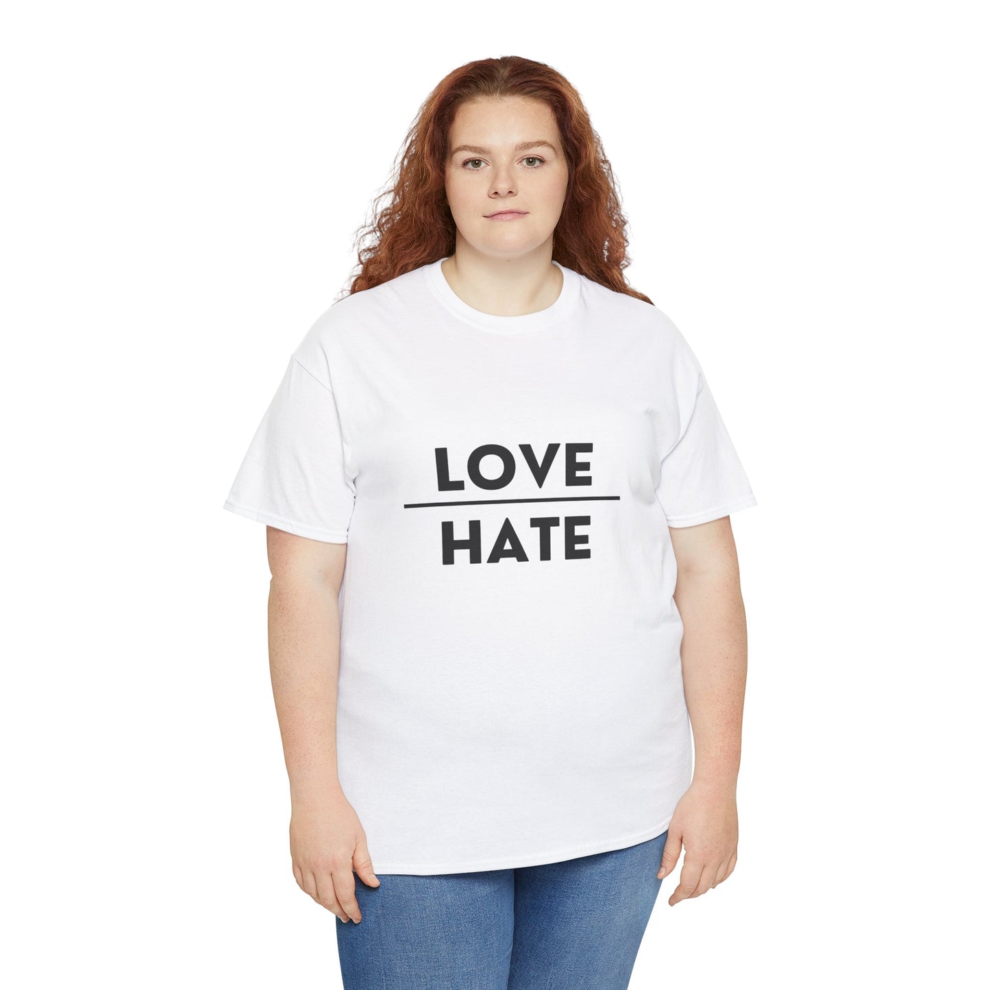 Choose Love over Hate Unisex Heavy Cotton Tee