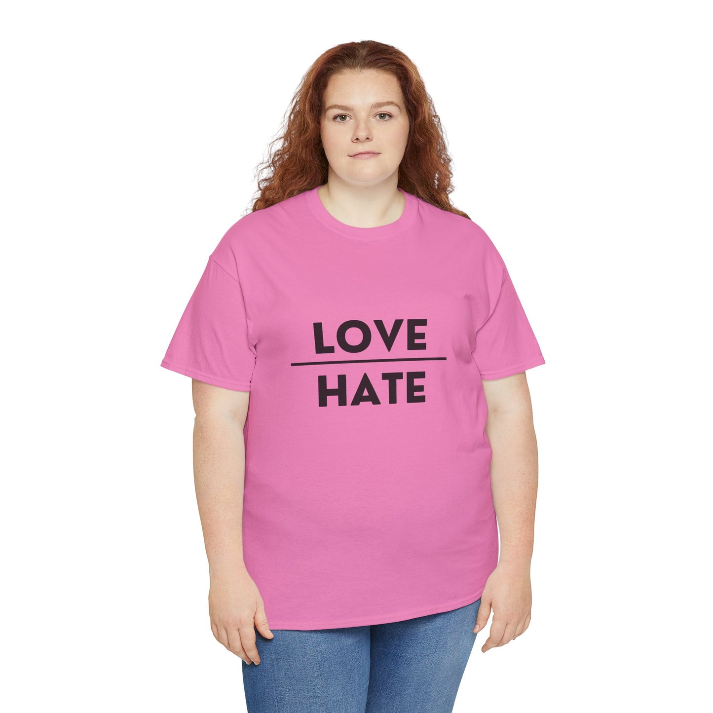 Choose Love over Hate Unisex Heavy Cotton Tee