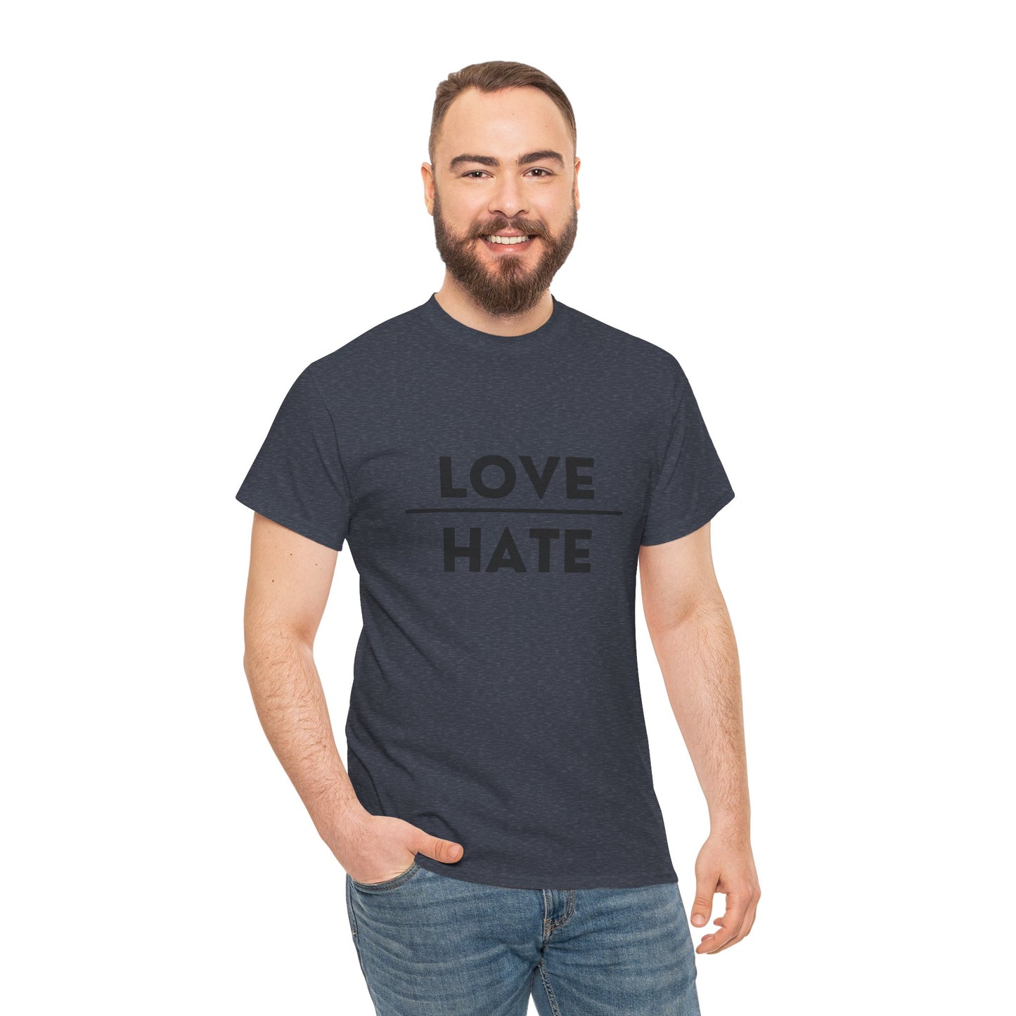 Choose Love over Hate Unisex Heavy Cotton Tee