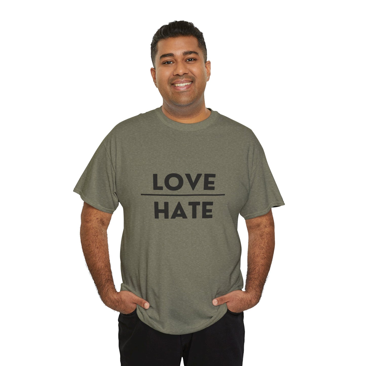 Choose Love over Hate Unisex Heavy Cotton Tee