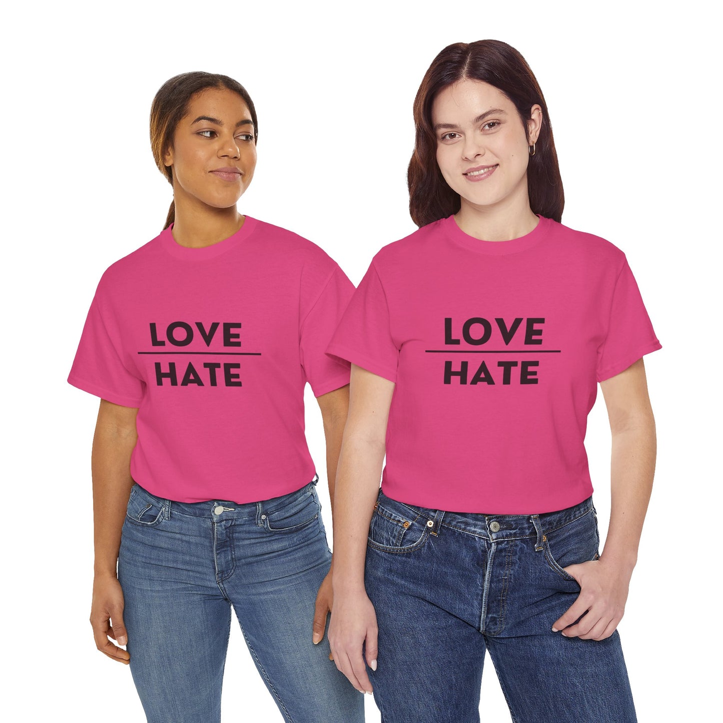 Choose Love over Hate Unisex Heavy Cotton Tee