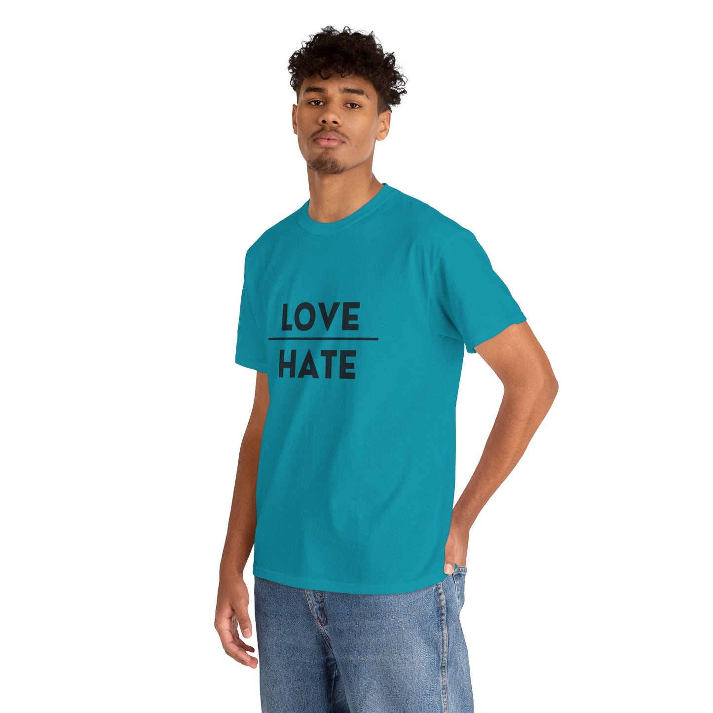 Choose Love over Hate Unisex Heavy Cotton Tee