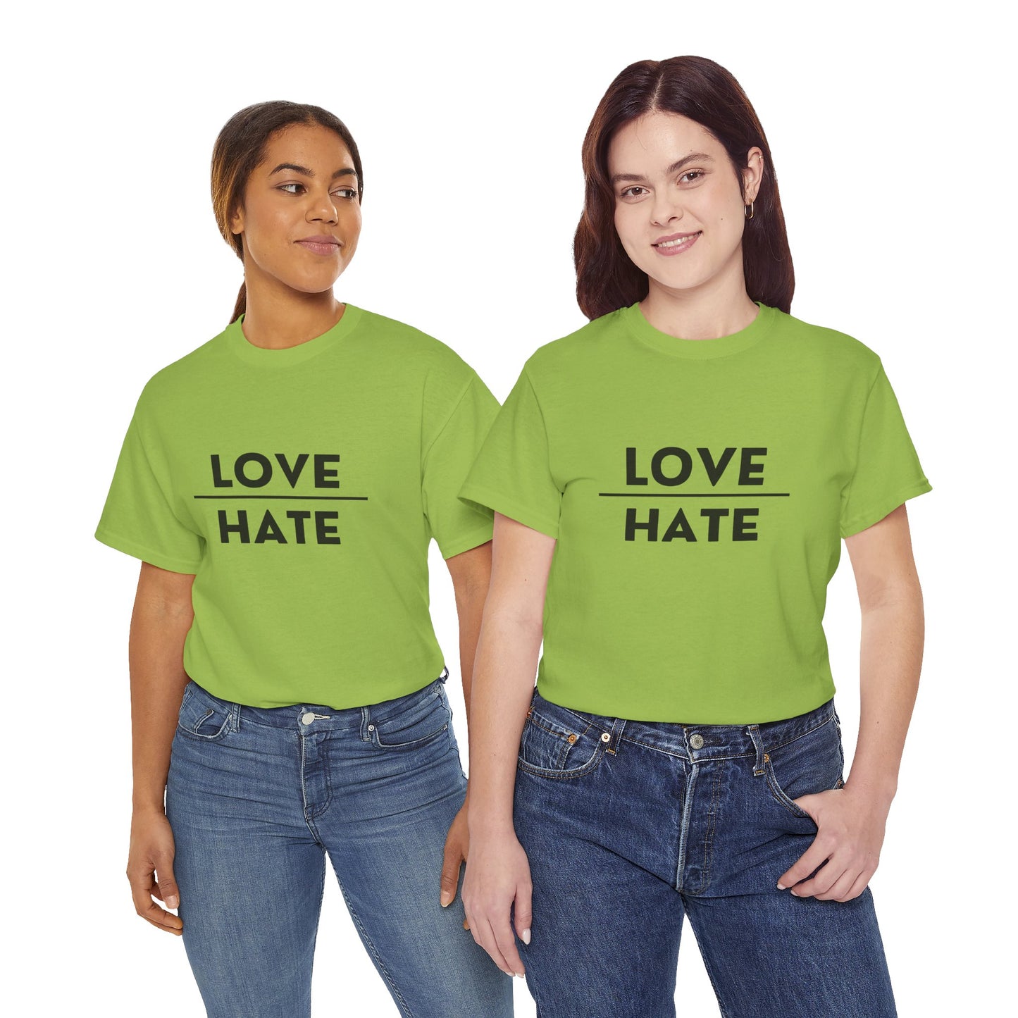 Choose Love over Hate Unisex Heavy Cotton Tee