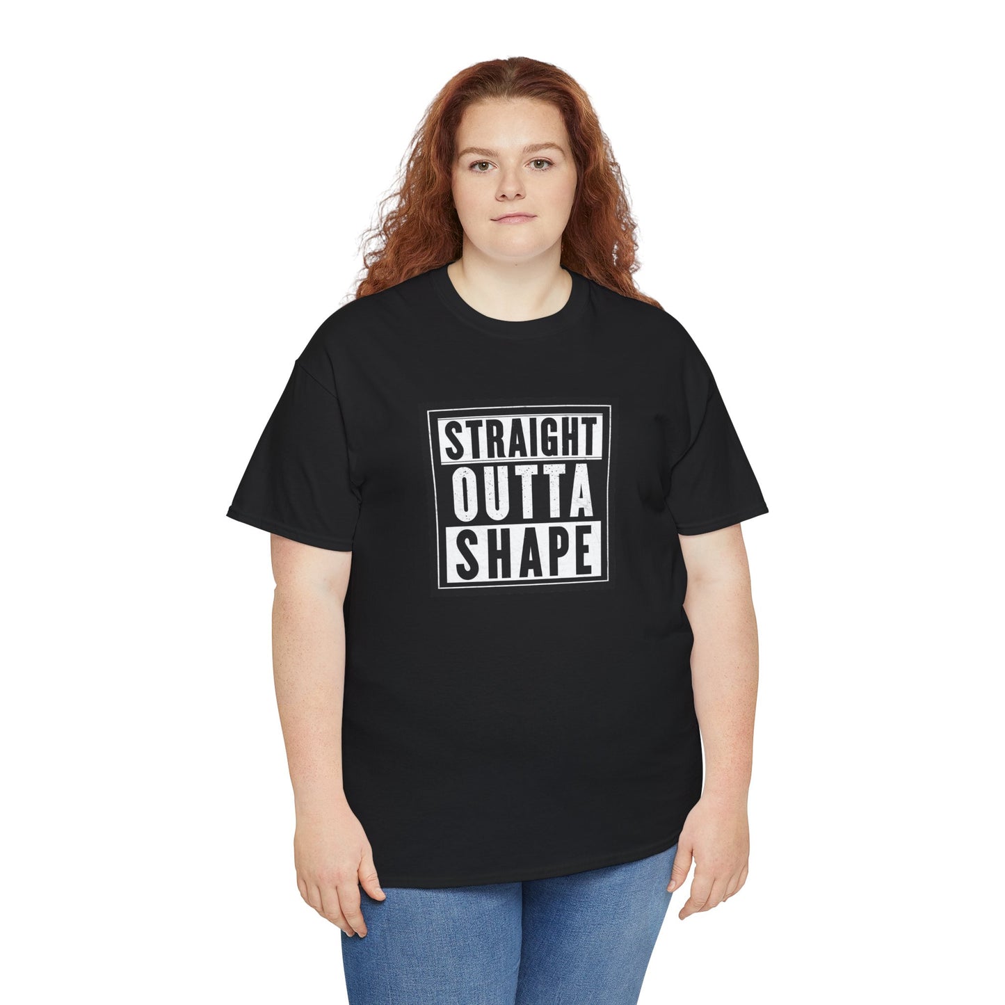 Straight Outta Shape Unisex Heavy Cotton Tee