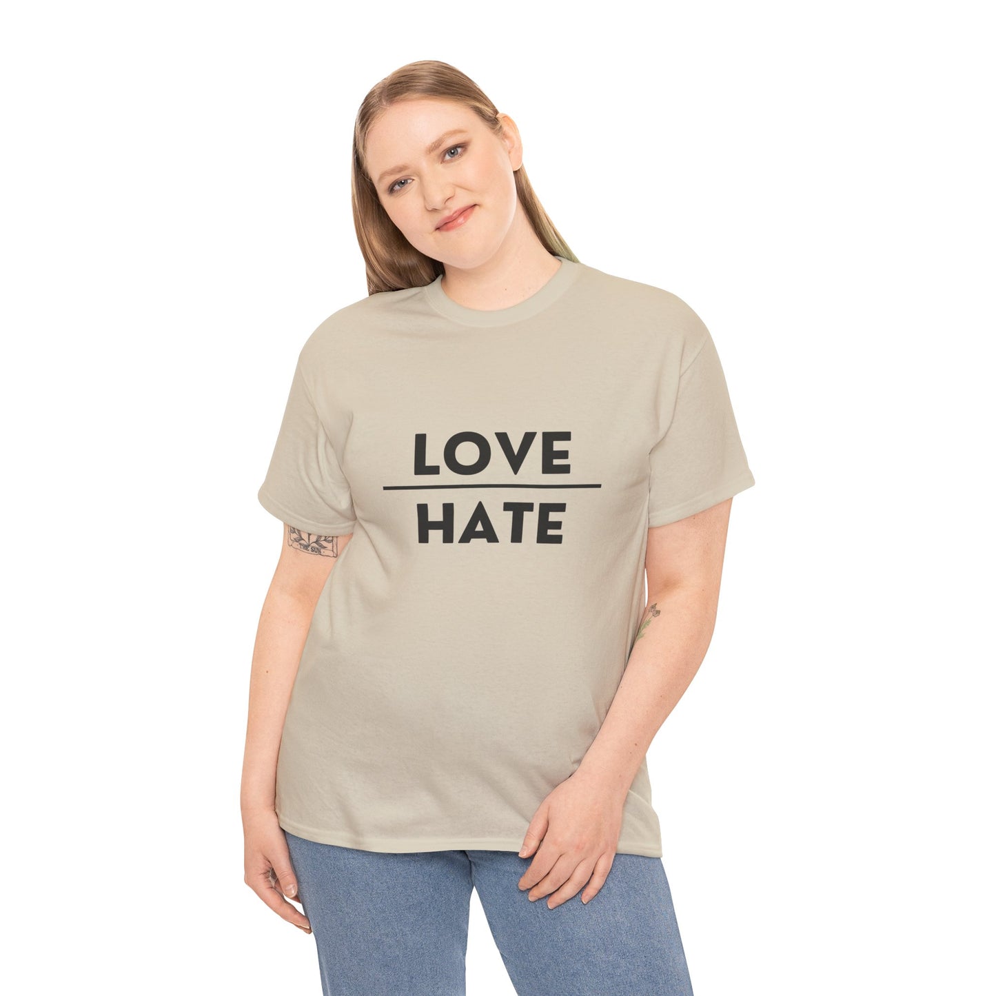 Choose Love over Hate Unisex Heavy Cotton Tee