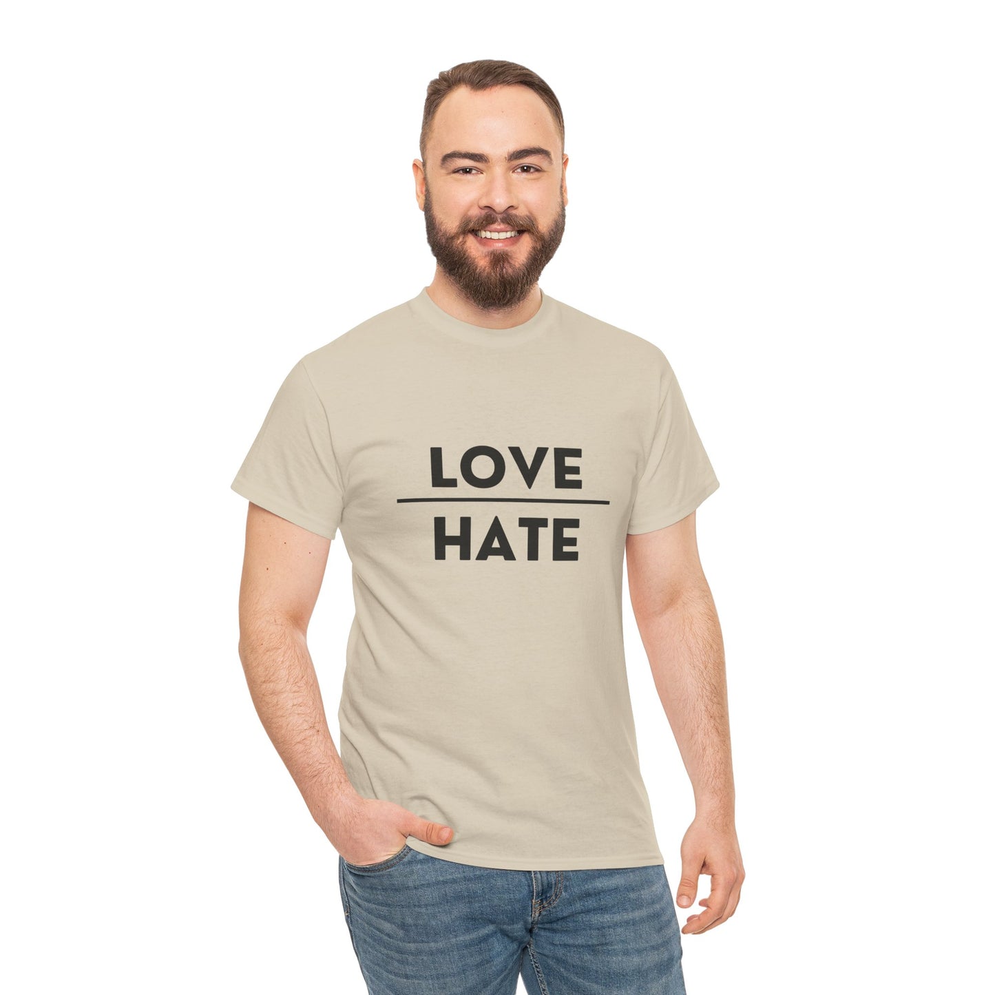 Choose Love over Hate Unisex Heavy Cotton Tee