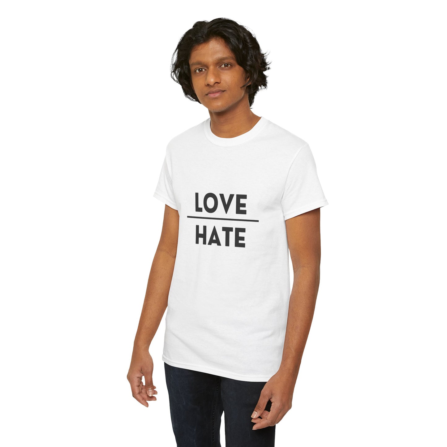 Choose Love over Hate Unisex Heavy Cotton Tee