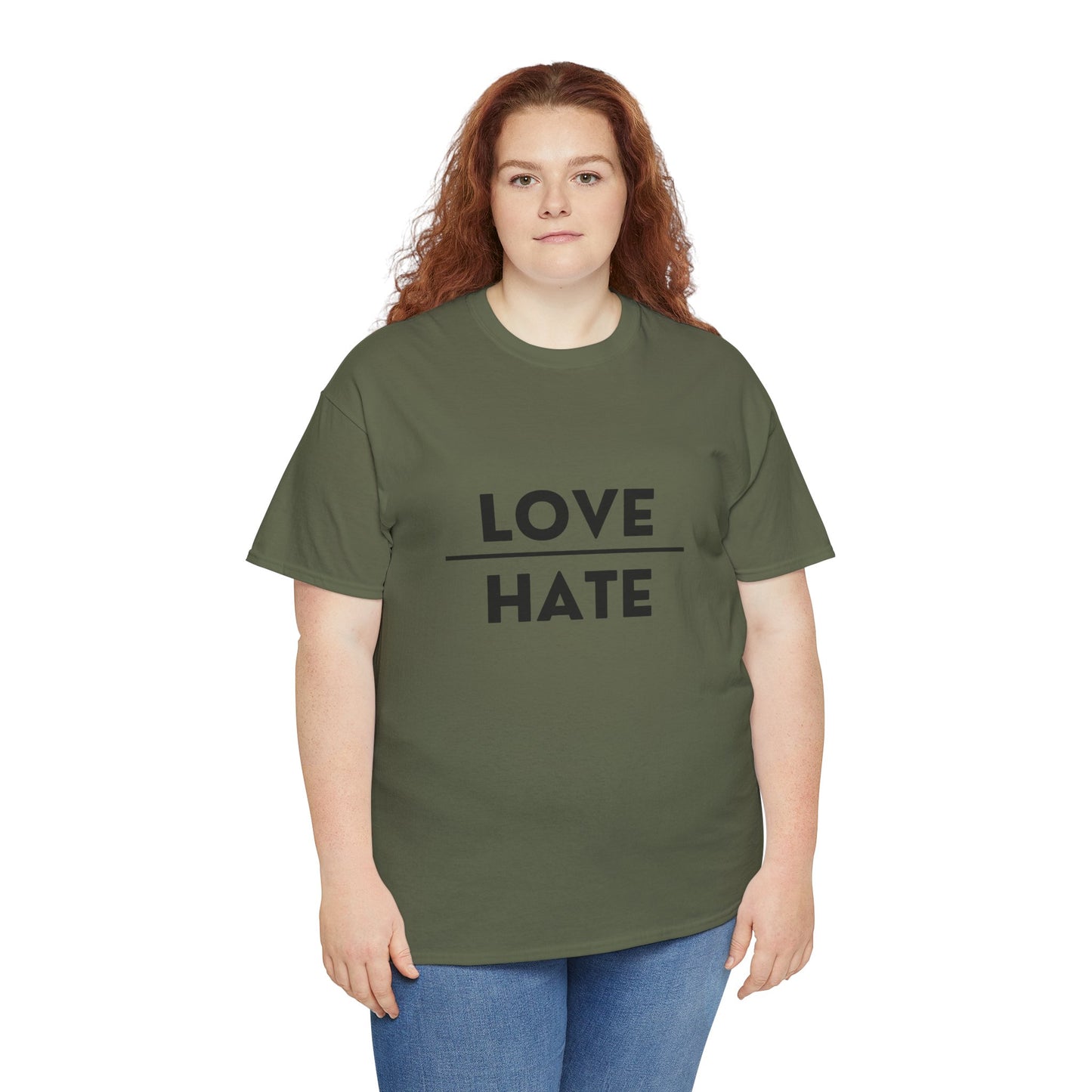 Choose Love over Hate Unisex Heavy Cotton Tee