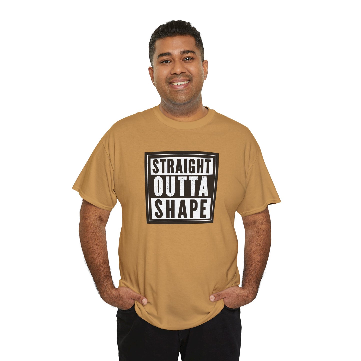 Straight Outta Shape Unisex Heavy Cotton Tee