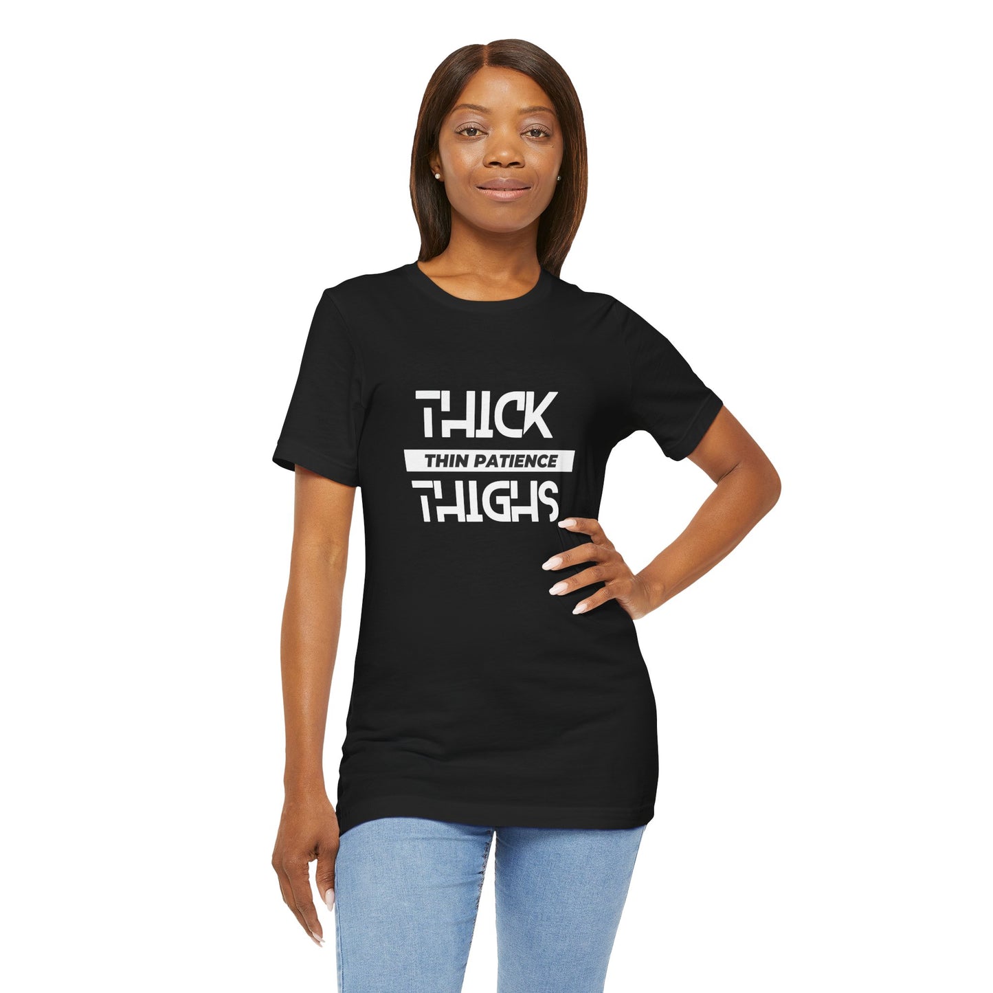 Women's Thick Thighs Tee - Jersey Short Sleeve