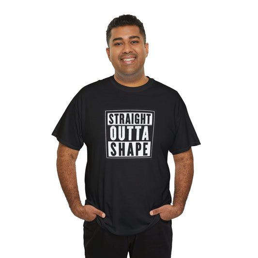 Straight Outta Shape Unisex Heavy Cotton Tee