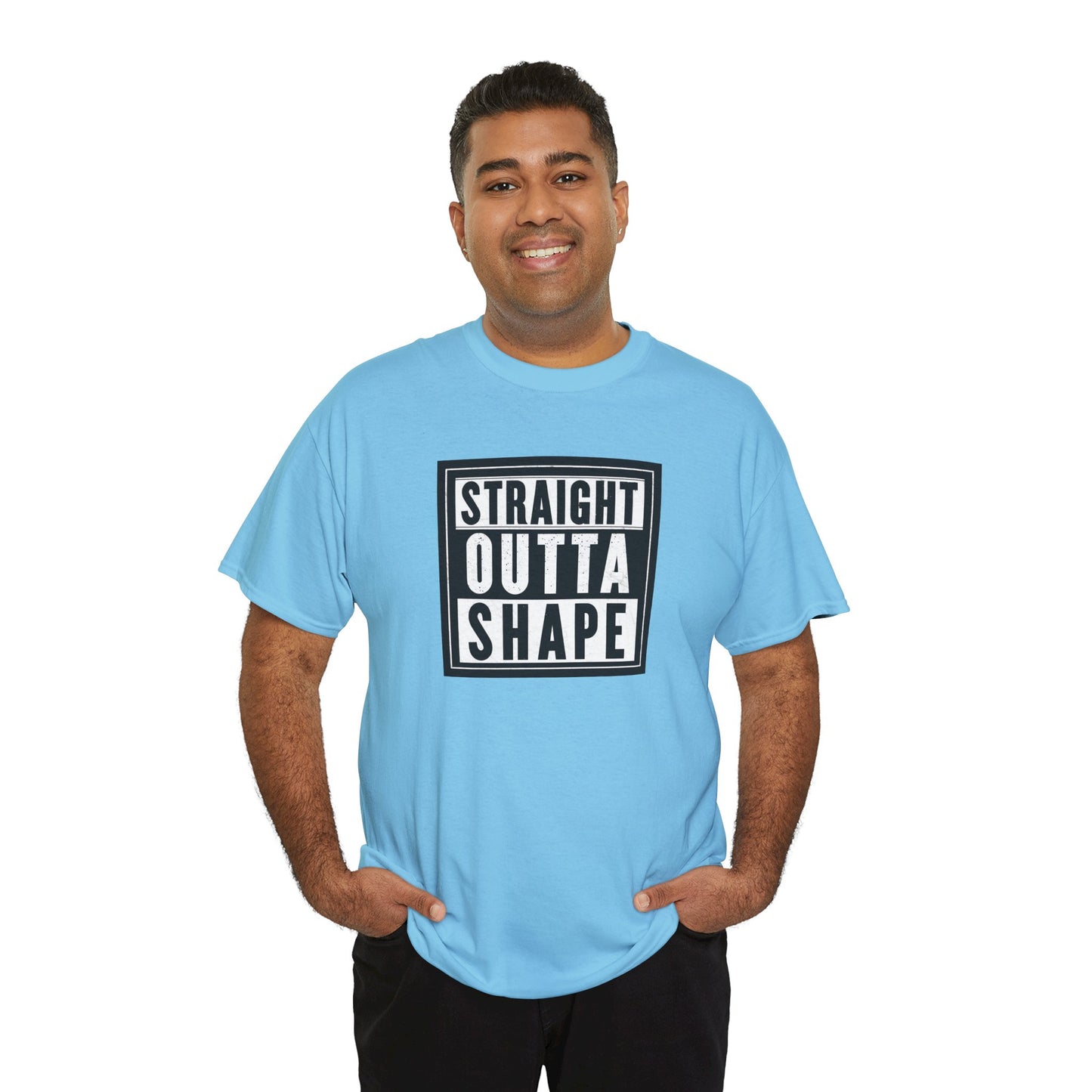 Straight Outta Shape Unisex Heavy Cotton Tee