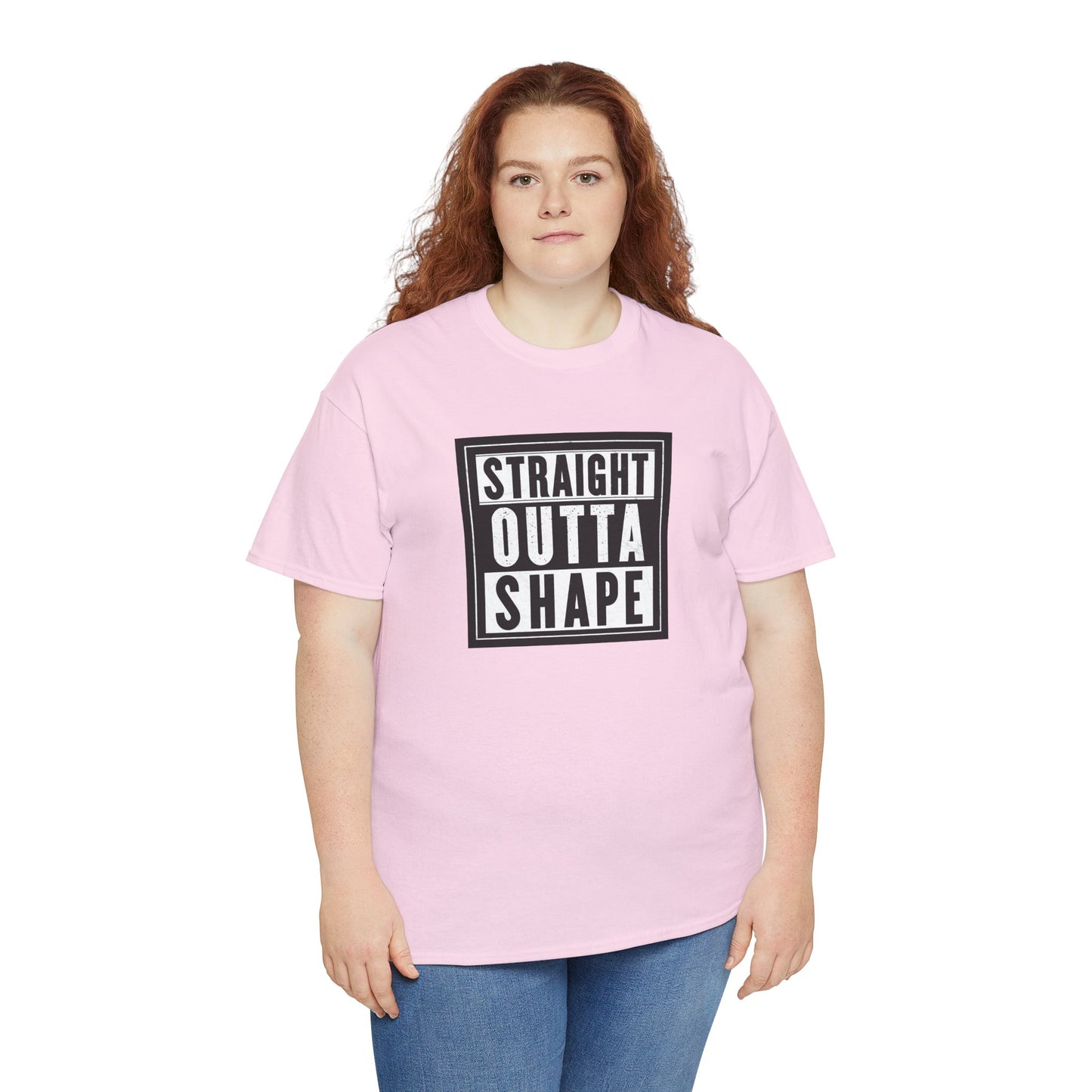 Straight Outta Shape Unisex Heavy Cotton Tee