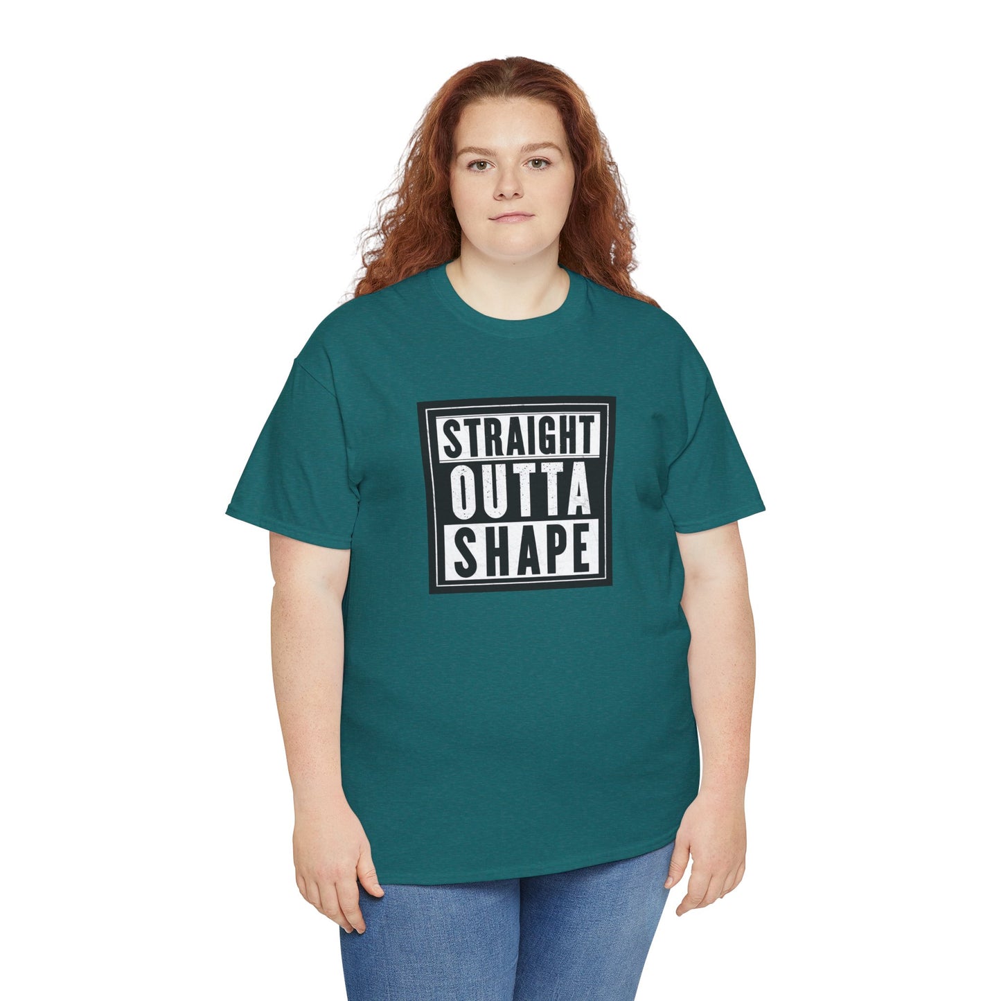 Straight Outta Shape Unisex Heavy Cotton Tee