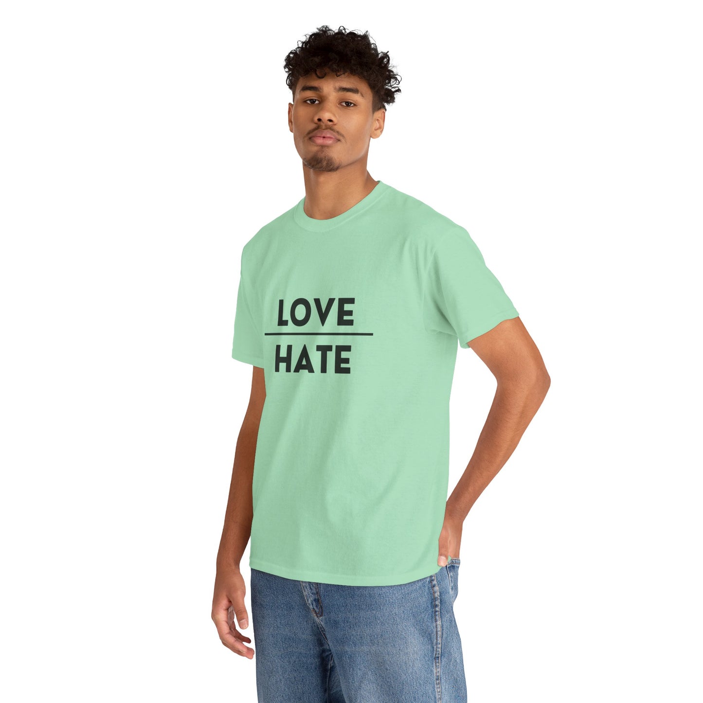 Choose Love over Hate Unisex Heavy Cotton Tee